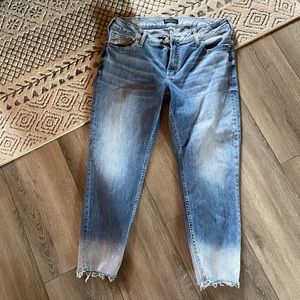 Silver Elyse skinny crop jeans